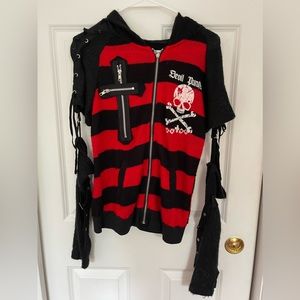 Vintage 2000s Japanese Goth Punk Lolita Sweater